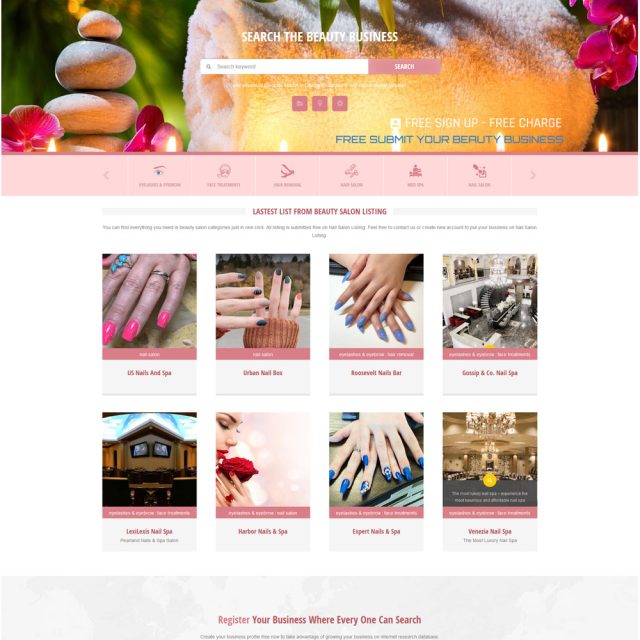 Nail Salon Listing