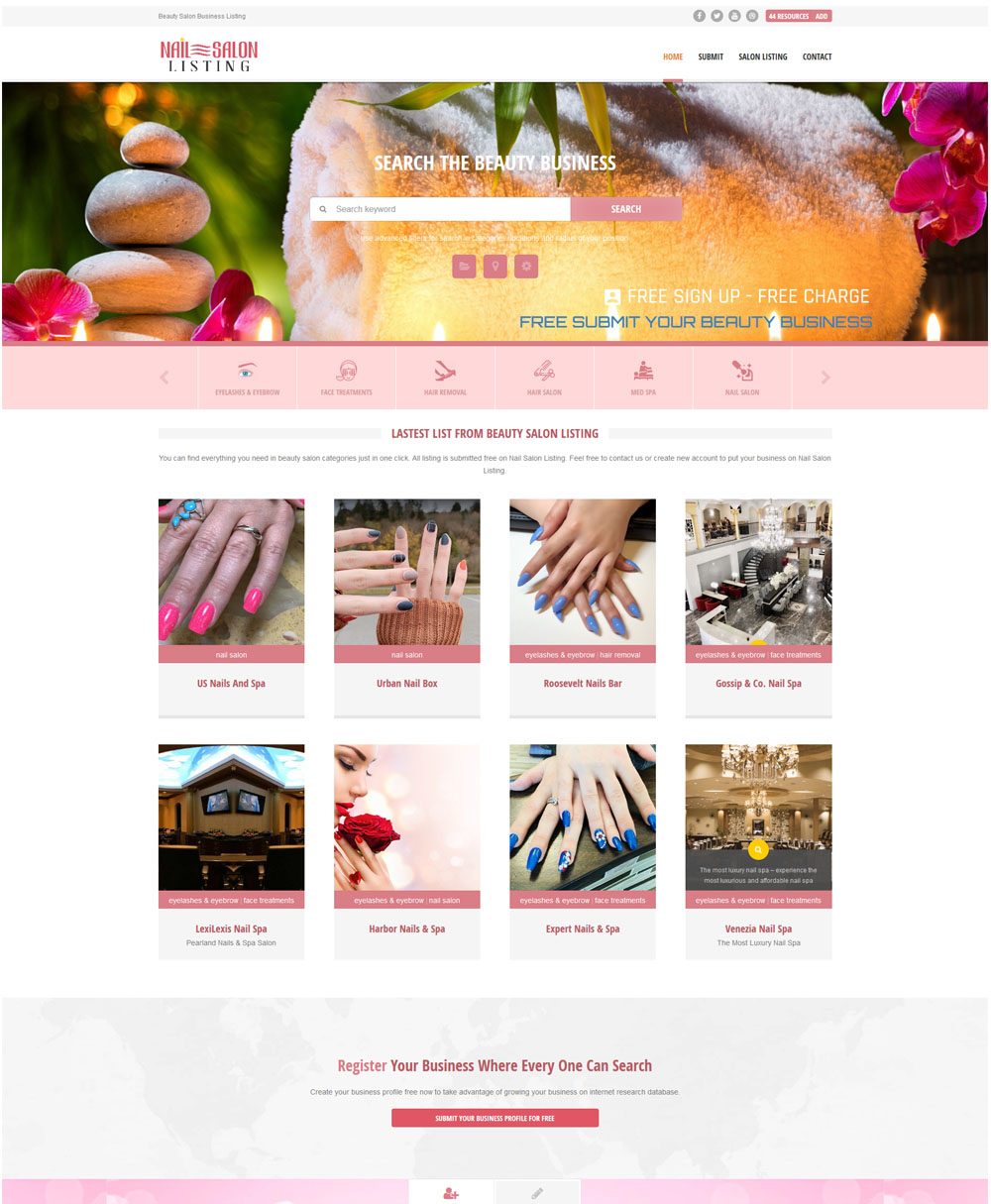Nail Salon Listing
